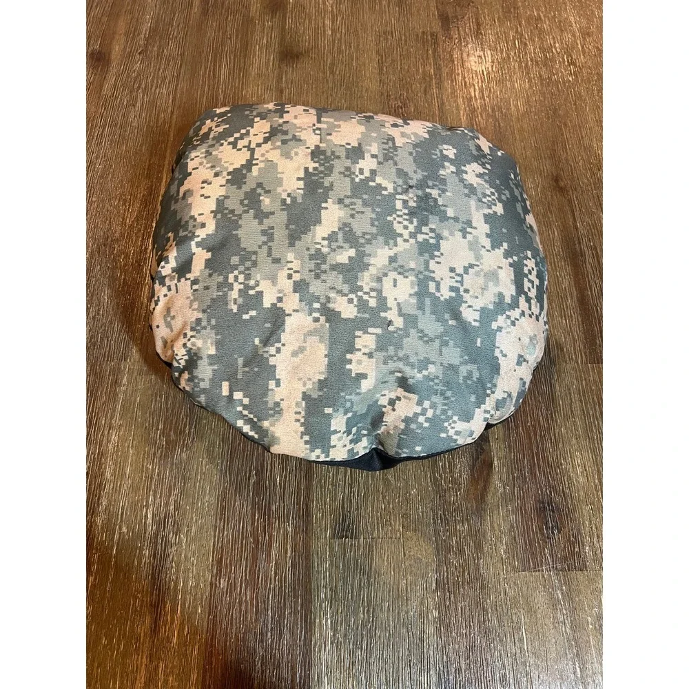 Digital Camo ACU Pattern Round Thermapillow Seat Cushion with Handle 11 inch